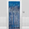 Blue Foil Door Curtain - 2.4M X 92Cm<Party Delights Sale