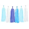 Blue Mix Tassel Garland Decoration - 1.5M<Party Delights New