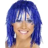 Blue Tinsel Wig<Party Delights Clearance