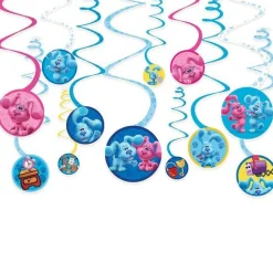 Blue's Clues Swirl Decorations (6Pk)<Party Delights Clearance
