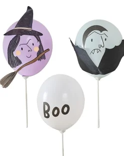 Party Delights Balloons<Boo Crew Characters Balloons - Latex (5Pk)