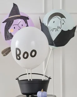 Party Delights Balloons<Boo Crew Characters Balloons - Latex (5Pk)