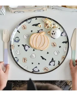 Party Delights Tableware<Boo Crew Paper Plates (8Pk)