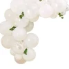 Botanical Baby Mini White Foliage Balloon Arch - 45 Balloons<Party Delights Online