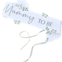Botanical 'Mummy To Be' Sash<Party Delights Clearance