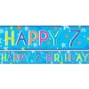 Boys 7Th Birthday Paper Banners - 1M (3Pk)<Party Delights New