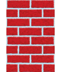 Party Delights Scene Setters<Brick Wall Scene Setter - 12.2M