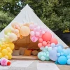 Brights & Fans Balloon Arch Backdrop - 200 Balloons<Party Delights Best