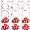 British Mini Hats & Flag Headbands - Kit For12<Party Delights Best