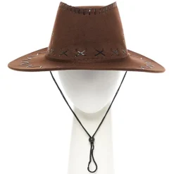 Brown Cowboy Hat<Party Delights Online