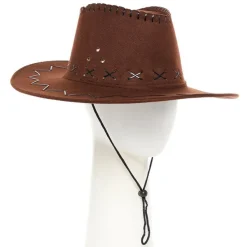 Brown Cowboy Hat<Party Delights Online