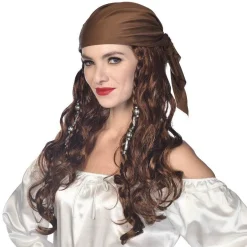 Brown Pirate Wig<Party Delights Best