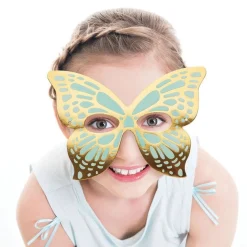 Butterfly Shimmer Paper Masks (8Pk)<Party Delights New