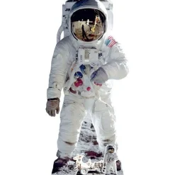 Buzz Aldrin Astronaut Cardboard Cutout - 187Cm X 87Cm<Party Delights Sale