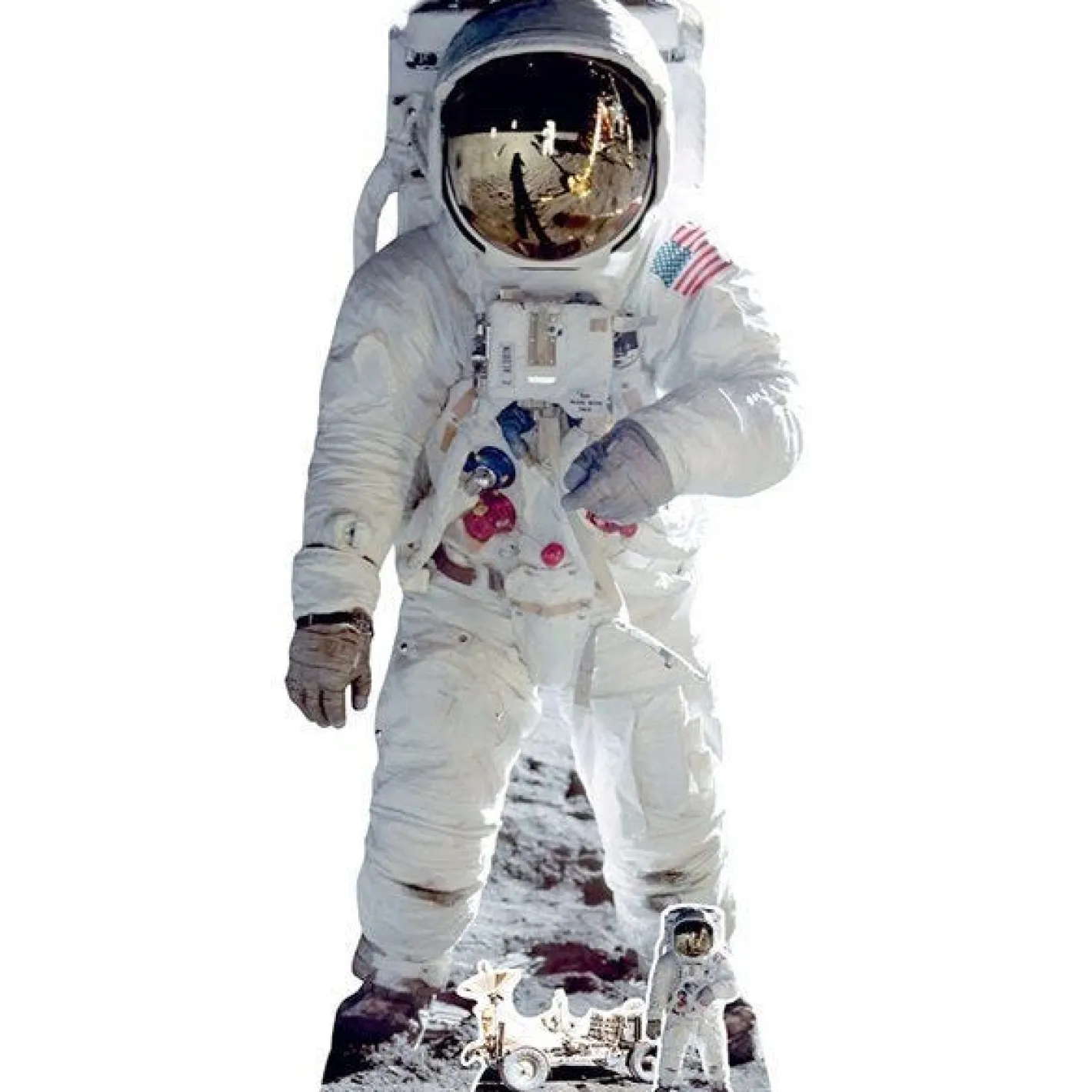 Buzz Aldrin Astronaut Cardboard Cutout - 187Cm X 87Cm<Party Delights Sale