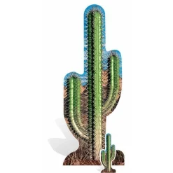 Cactus Cardboard Cutout - 183Cm X 66Cm<Party Delights Online