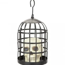 Party Delights Props<Caged Skull Prop - 35Cm X 17.5Cm