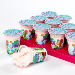 Candy Floss Tubs - Strawberry & Raspberry Flavours X12<Party Delights New