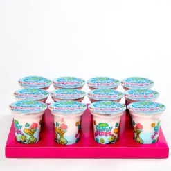 Candy Floss Tubs - Strawberry & Raspberry Flavours X12<Party Delights New