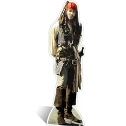 Captain Jack Sparrow (Johnny Depp) Cardboard Cutout - 183Cm X 52Cm<Party Delights Outlet