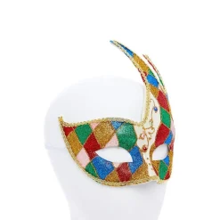 Carnival Jester Masquerade Mask<Party Delights New