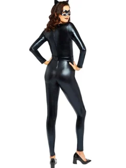 Women's Party Delights Women's<Catwoman Jumpsuit - Adult Costume