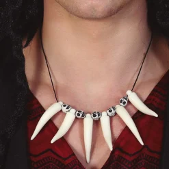 Caveman Necklace With Teeth<Party Delights Hot