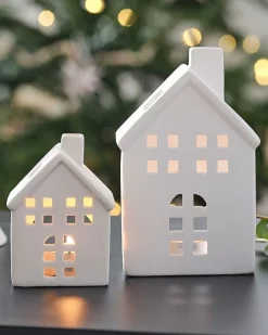 Party Delights Tableware<Ceramic Houses (2Pk)