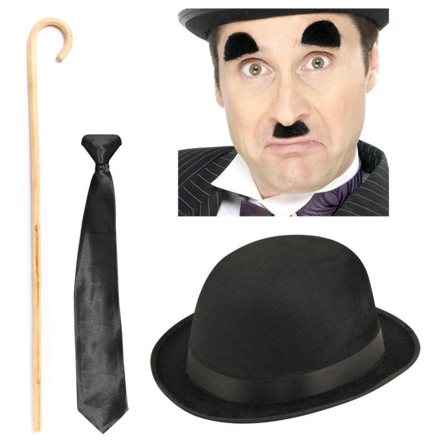 Charlie Chaplin Accessory Kit<Party Delights Discount