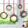 Christmas Foliage Wreath Hanging Decorations (5Pk)<Party Delights Best