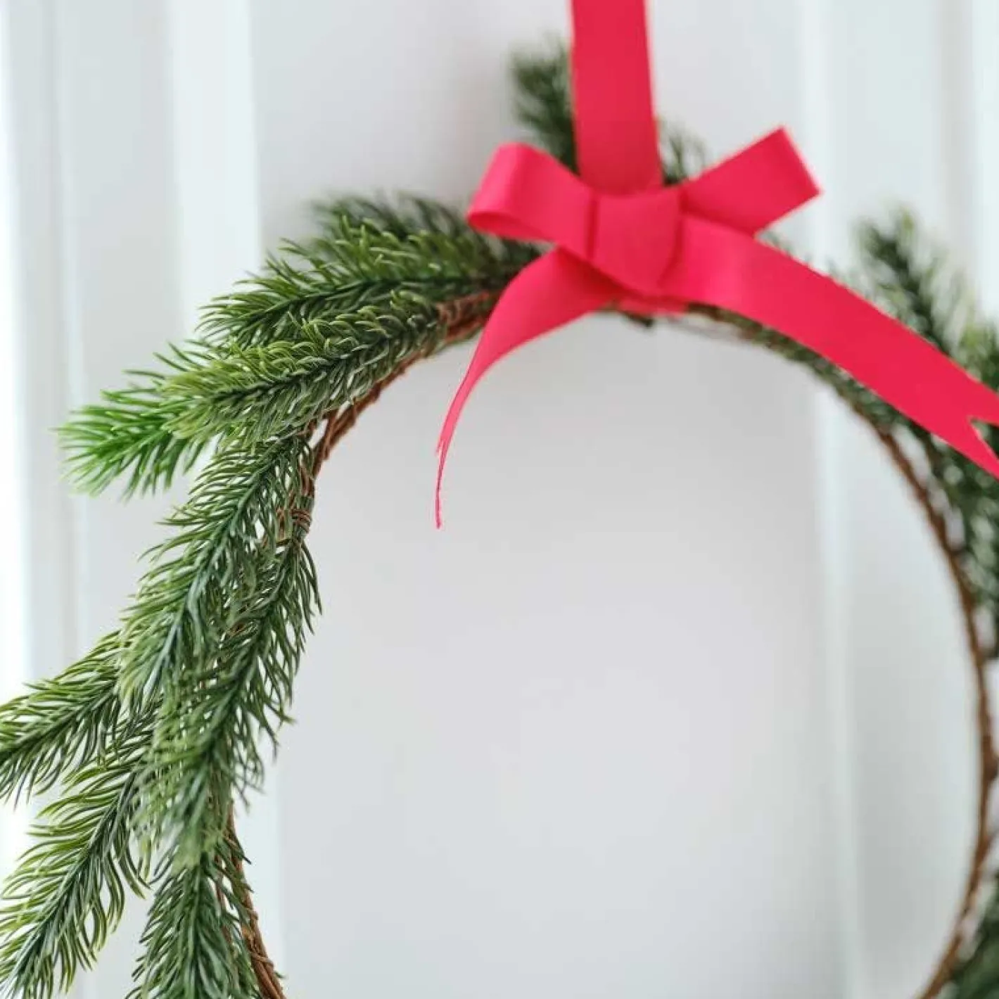 Christmas Foliage Wreath Hanging Decorations (5Pk)<Party Delights Best