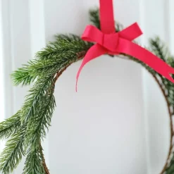 Party Delights Hanging Decorations<Christmas Foliage Wreath Hanging Decorations (5Pk)