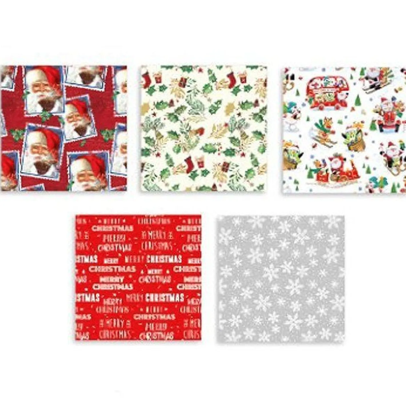 Party Delights Gift Wrapping<Christmas Gift Wrap Sheets - 50Cm (10Pk)