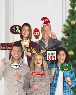 Party Delights Christmas Party Accessories<Christmas Photo Booth Props (13Pcs)