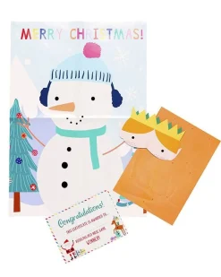 Party Delights Christmas Games<Christmas Pin The Nose On The Snowman Game