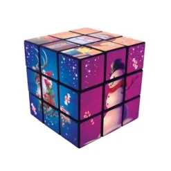 Party Delights Stocking Fillers<Christmas Puzzle Cube - 7Cm