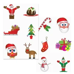 Party Delights Stocking Fillers<Christmas Tattoo Sheet