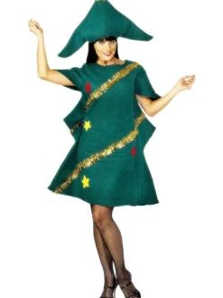 Women's Party Delights Women's<Christmas Tree Costume - Adult Costume