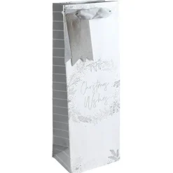 Party Delights Gift Wrapping<Christmas Wishes Bottle Bag - 35.5Cm X 12.5Cm