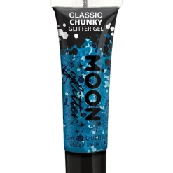 Party Delights Costume Accessories<Chunky Glitter Body Gel - Blue 12Ml
