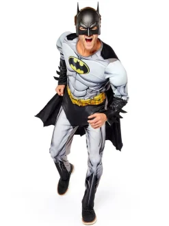 Men's Party Delights Men's<Classic Batman Muscle Chest - Adult Costume