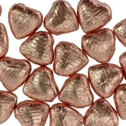 Copper Foil Chocolate Hearts X20<Party Delights Clearance