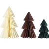 Party Delights Hanging Decorations<Cosy Copper Honeycomb Trees Paper Decorations (3Pk)