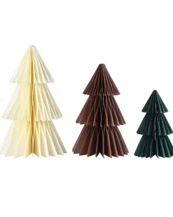 Party Delights Hanging Decorations<Cosy Copper Honeycomb Trees Paper Decorations (3Pk)