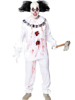 Men's Party Delights Men's<Crazy Clown - Adult Costume