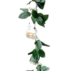 Cream Rose Garland - 1.75M<Party Delights Discount