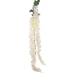 Cream Wisteria Decoration (2Pk)<Party Delights Clearance