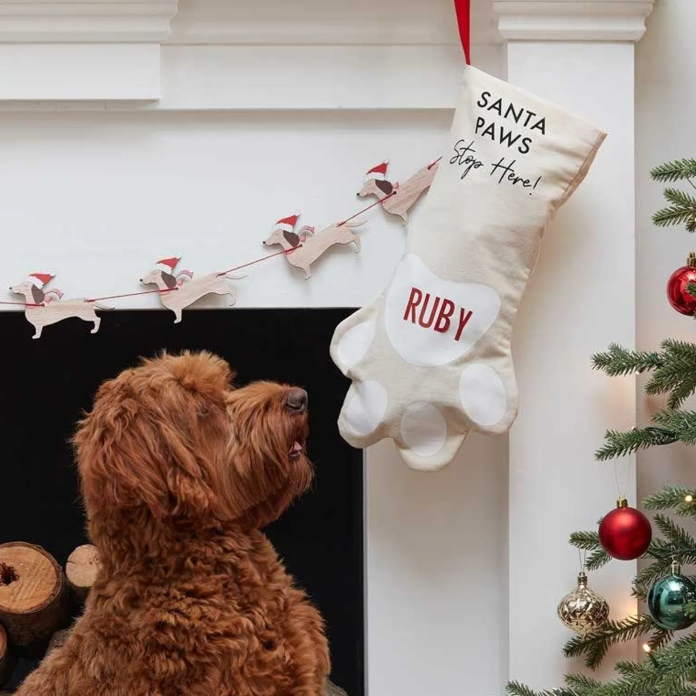 Party Delights Stockings & Sacks<Customisable Pet Stocking - 46Cm