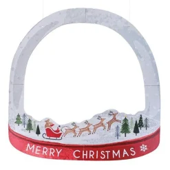 Party Delights Christmas Party Accessories<Customisable Snowglobe Christmas Photo Booth Frame