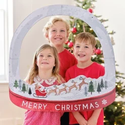 Party Delights Christmas Party Accessories<Customisable Snowglobe Christmas Photo Booth Frame